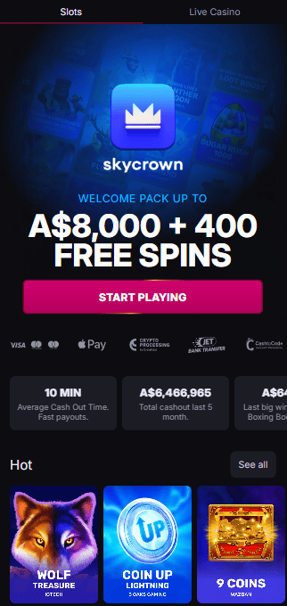 Skycrown login Skycrown login
